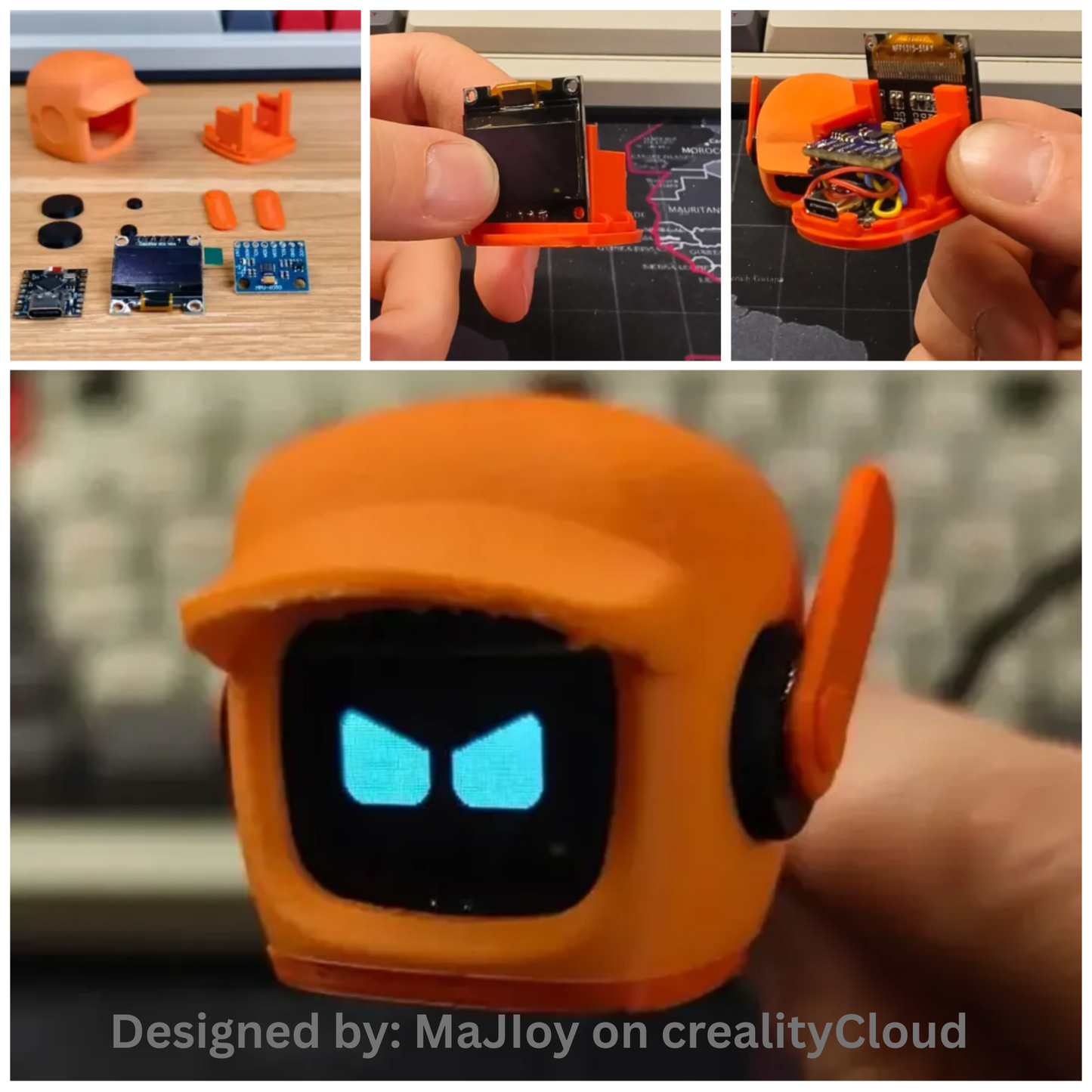 Reaction Bot Body – 3D-Printed Housing