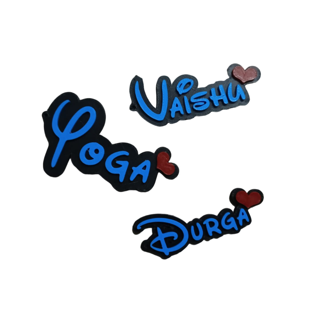 3D Name Keychain ( pack of 3 )